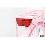 Dámsky retro bicykel 28" Lavida 1-prevodový Modrý, ružové kolesá